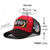 Nasa Embroidery Baseball Cap American Aviation Embroidery Cap Mesh Cap Personalized Embroidery Curved Brim Sun Hat