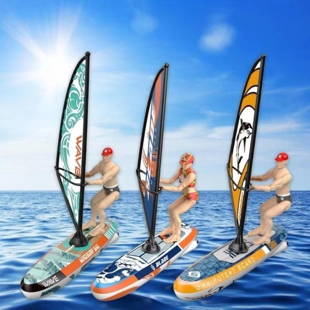 Low Speed RC Boat Toy Waterproof Electric Toy Boat Sailing Sailboat Toy Competition