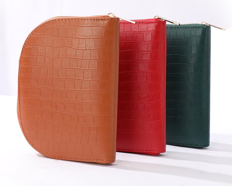Bolsa Portátil de Cuero para Accesorios para Agujas Circulares Desmontables y Lana