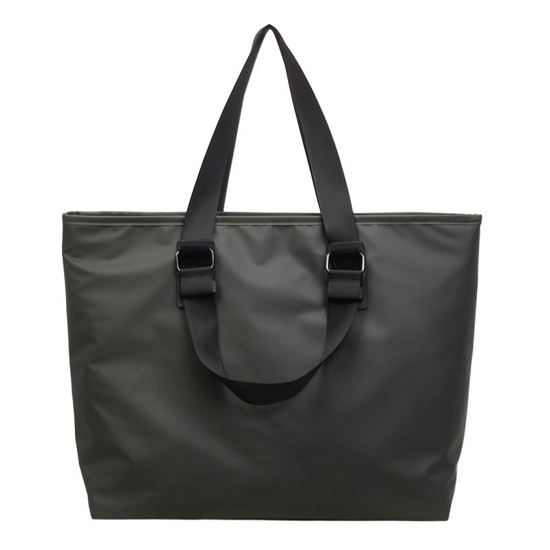 Minimalist Nylon Tote Bag for Women – Large Capacity Shoulder Bag with Adjustable Strap, Perfect for Work & Everyday Use