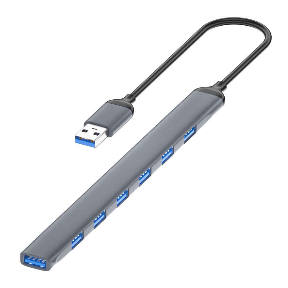 Xiaomi USB HUB Dock 3.0 7 Port USB 2.0 3.0 Hub Multi Splitter Adapter OTG Type C HUB For Lenovo HUAWEI Xiaomi Macbook Aluminum Alloy