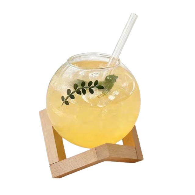 Personalizovaný hrnek Měsíc z vysoce borosilikátového skla - Sklenice na víno, kávu nebo džus Suvenýr