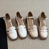 Breathable hollow bag head sandals women's 2025 summer new comfortable soft sole high heel Roman sandals