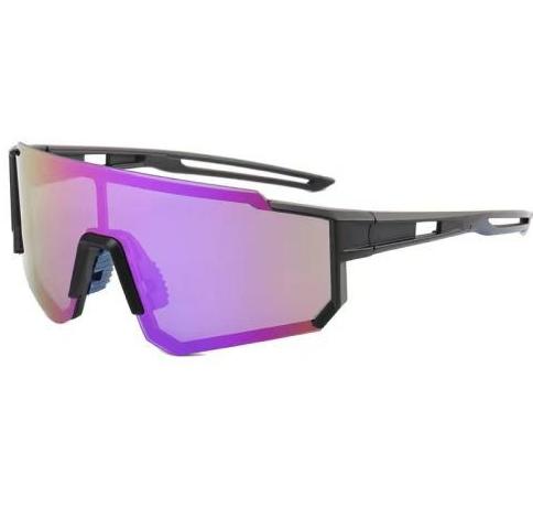 

Fashionable Outdoor Sports Cycling Goggles Day & Night Protective Sunglasses Trendy Sun Glasses Cool UV Protection Sh WHITE фіолетовий