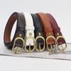 Womens Spring Simple Belt With Alloy Buckle For Everyday Jeans And Skirts