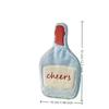 Double-Layer Cartoon Bottle Hand Towel, Thickened Quick Drying, Hanging Design, Kitchen Towel, Cleaning Rag, Bathroom, Home Use