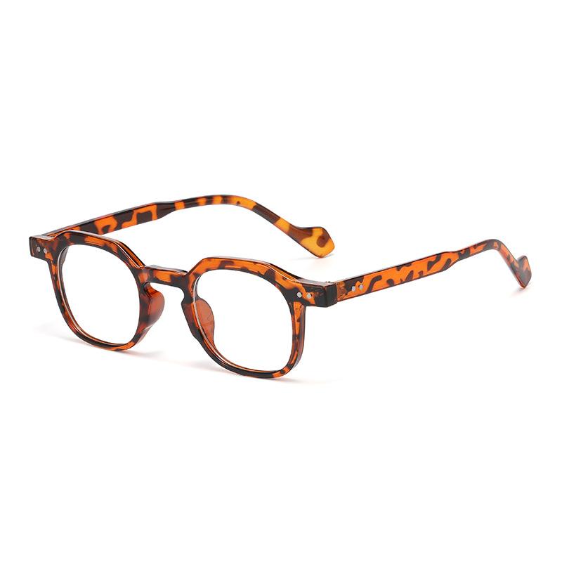 New Retro Small Square Men Glasses Frame Fashion Punk Eyewear Clear Anti-Blu-Ray Women Optical Frame Computer