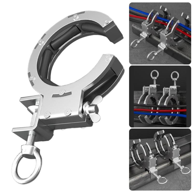 Upgrades Steel Bridge Mount Cable Pulley 65mm Large Opening Smooth Spindles Roller for Electrical Conduits Installation
