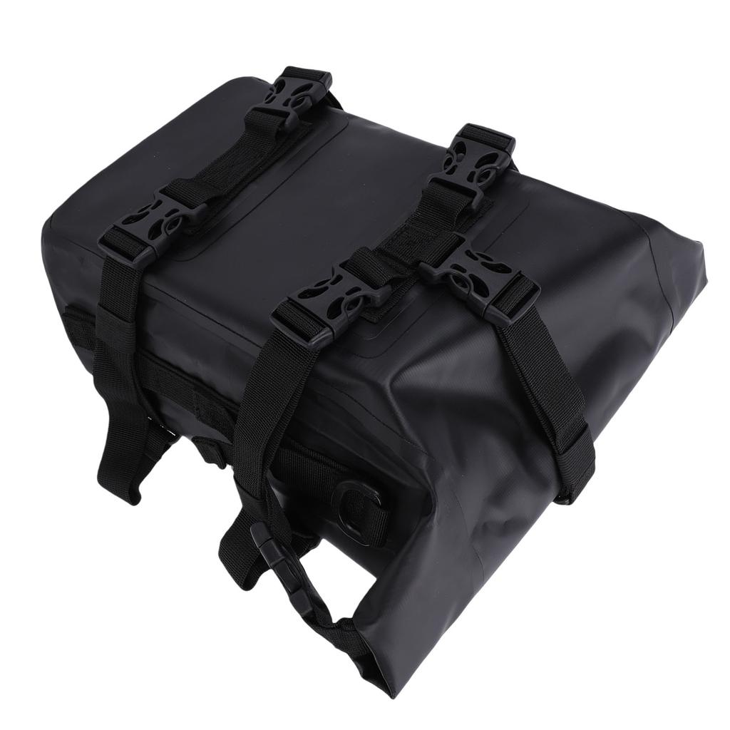 Motorcycle Bumper Bag PVC 5 To 8L Water Proof Quick Release Motorcycle Side Bag Motorbike Storage Carry Bag with Straps for Outdoor
