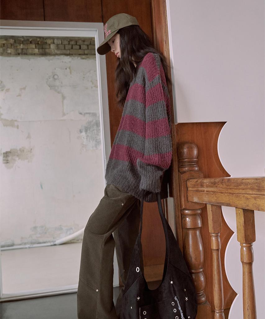 Epeueidi Striped Knit (Charcoal)
