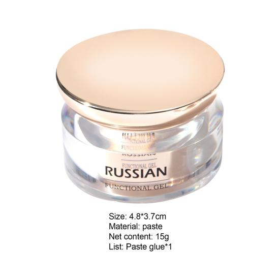 15g Nail Glue Quick Drying Good Brightness Mild Solid State Polish Fake Shaping