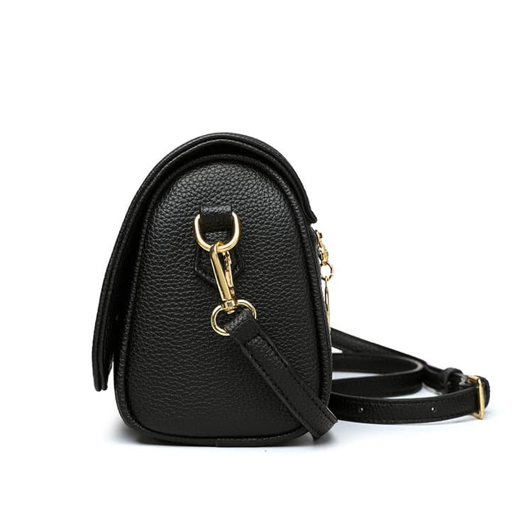 Lychee Pattern Flip Small Square Bag Single Shoulder Messenger Women's Bag