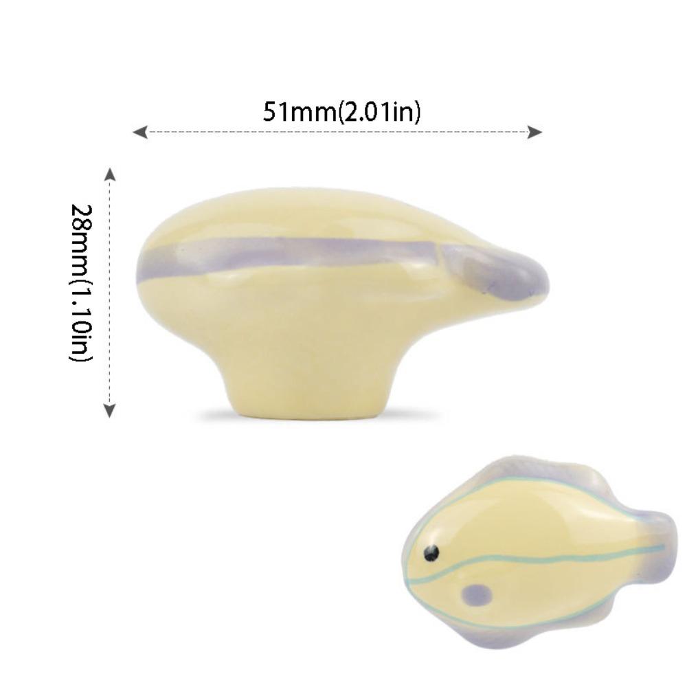 Tecknad Djur Skåphandtag Söt Design Keramisk Knopp Dörrhandtag Djurknopp Möbeldörr