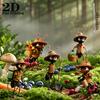 2D Flat 5Pcs Ant Acrylic Garden Decor Set Reusable For Yard Lawn Planter Outdoor Ornaments Gift