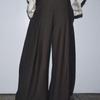 Za Autumn New Women Clothes 2025 Western Style Fashion Loose Casual Pleated Pleated Trousers 8219100