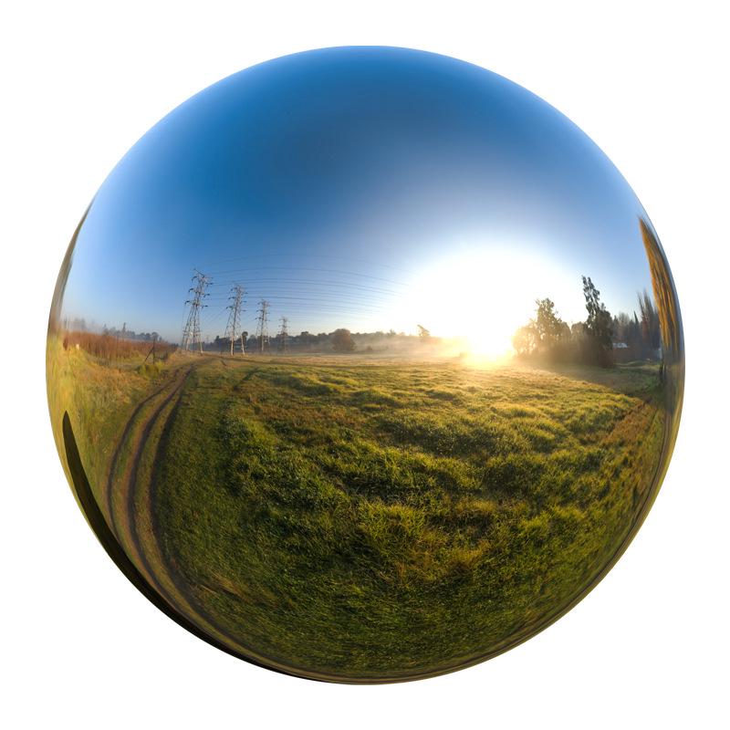 Stainless Steel Mirror Polished Hollow Ball - Large Decorative Sphere