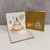 Creative Pop Up Musical Birthday Card Happy Birthday Paper 3D Birthday Cake Card Hollow Greeting Card Birthday Party