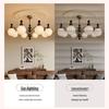French Retro Solid Wood Chandelier