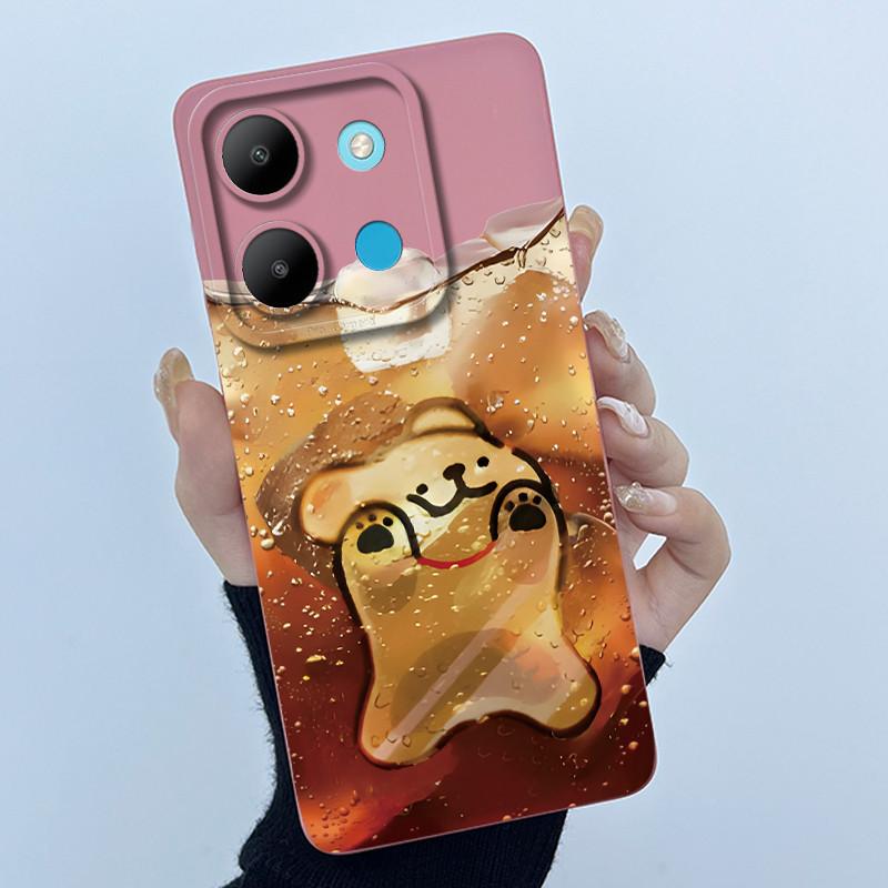 For Infinix Smart7 X6515 Smart 7 HD X6516 Coque Soft Silicone Phone Case Sweet Printing Protective Shell Painting Back Cover