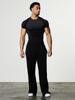 VQ Trendy Men's Quick-Dry Muscle Fit T-Shirt - Elastic, Round Neck Sports & Fitness Tee