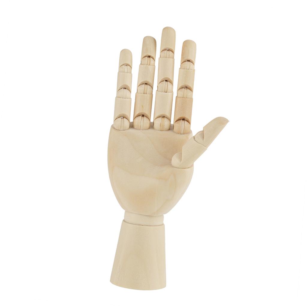 Women Hand Body Artist Model Jointed Articulated Wood Sculpture Mannequin Wooden (#1)