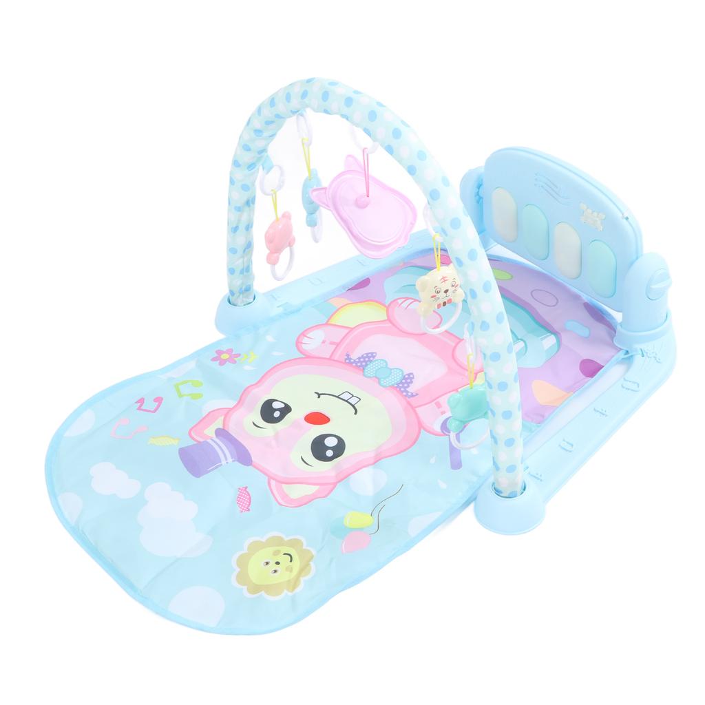 Baby Gym Play Mat Baby Activity Gym Mat with Music Tummy Time Padded Toy Baby Play Mat Gift