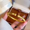 Vintage Sakura-Inspired Silk Gourd Bangle: Elegant Court-Style Bracelet Gift for Women