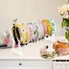 Transparent Acrylic Hair Hoop Storage Rack, Detachable Rod Design Headband Display Organizer for Hair Accessories Storage