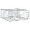 Gabion Raised Bed Silver