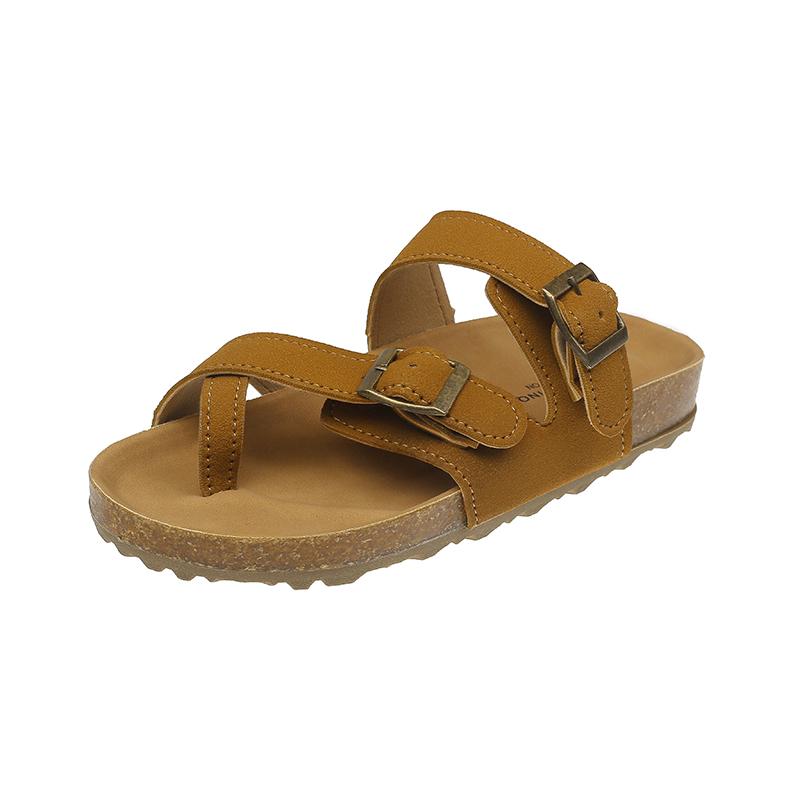 

Модные шлепанцы на платформе, тапочки, женские плоские сандалии, лоферы, обувь, женский летний тренд 2025, пляжные, с перемычкой между пальцами, повседневные, удобные, женские слайды 40 верблюд