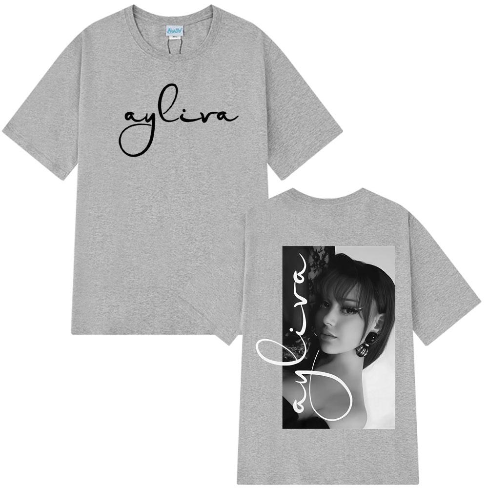Die Ayliva Tour Hot Sale 2025 T Shirt Men Women Vintage Fashion T Shirts Short-sleeved Casual Cotton Aesthetic Trendy T-shirts