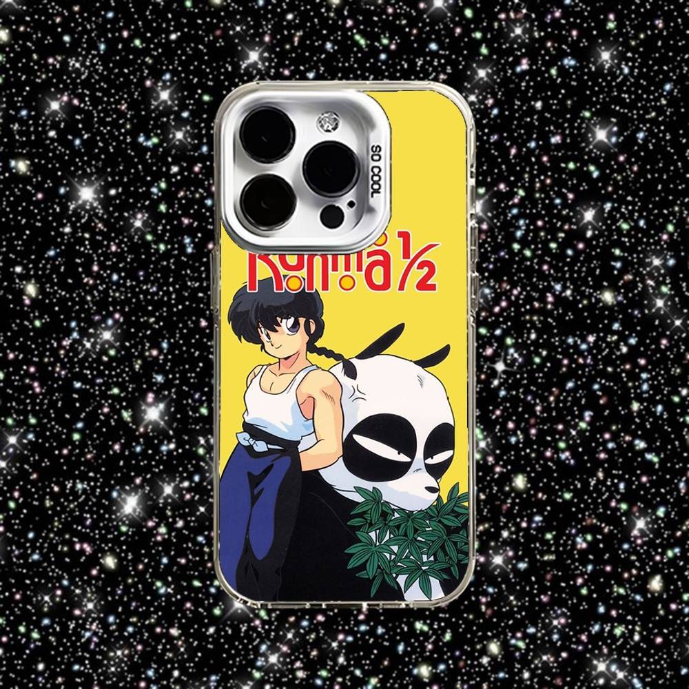 Manga Ranma 12 Phone Case For iPhone 16,15,14,13,12,11,Pro,XS,Max,Plus,Mini,SE White Candy Matte Shockproof Cover