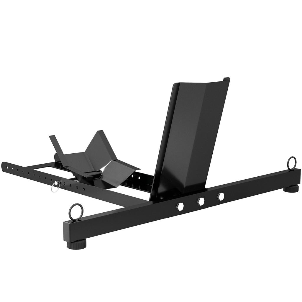 Motorcycle Wheel Chock For Front Tire Adjustable Locking Support With 14 Levels For Diameter 34 84 Cm Capacity 816.5 Kg Black