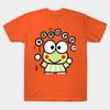 Women's Fashion Round Neck Short-sleeved Cut Of Keroppi Print T-shirt Summer Casual Slim T-shirt