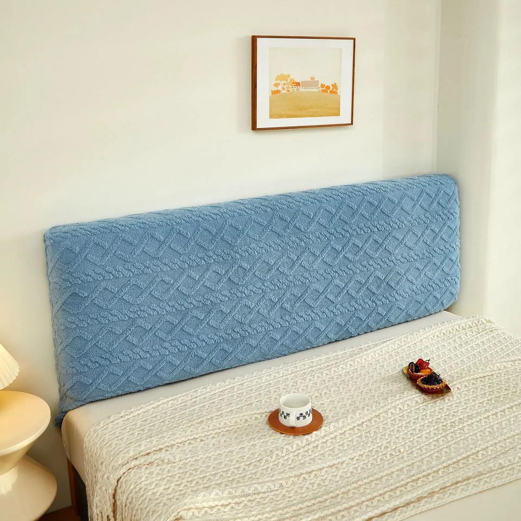 Dustproof Bed Cover Soft Touch Headboard Cover, Back Protection Elastic All Inclusive Fashionable Home Supplies