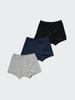 Uniqlo Japan Boys Boxer Briefs  Open Front  3 Pack 