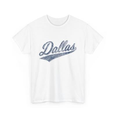 Dallas TX Retro T-Shirt Dallas Texas TX Vintage Varsity Sports Design Text Tee