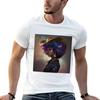 Galactic Black Cowgirl T-Shirt Soft Basic Cotton Short Sleeve Tee