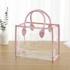 PVC Gift Bag Pink White Storage Bag Creative Shopping Bags