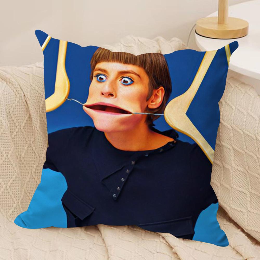 Fashion T-Toiletpaper Cushion Cover Soft Plush Fabric Double-Sided Printed Sofa Cushion Cover for All Seasons Home Decor Gift