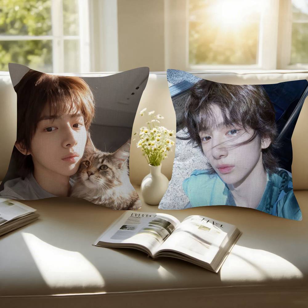 Singer J-J-Juhoon Korean Idols Pillow Cover Design Cushion Cover Decor Holiday Decorati