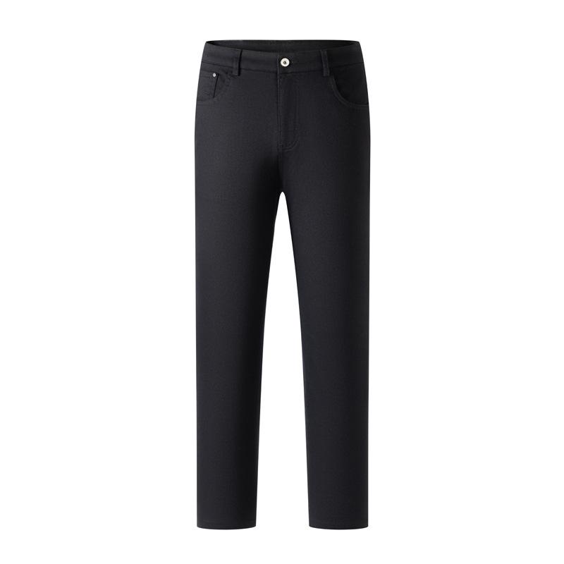 Autumn and Winter New Men's High-end Luxury Business Casual Pants Loose Straight Pants Stretch Joker Pants.