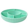 Spill proof Snacks Plate with Cover Practical Snacks Storage Container Cup Plate