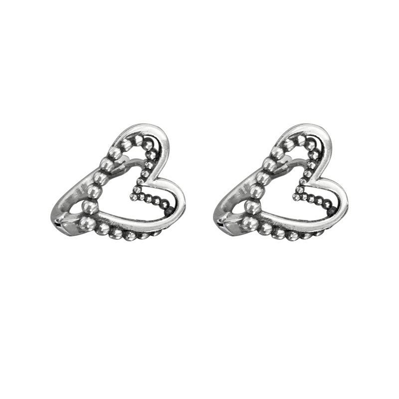 Xiaomi BF CLUB 925 Sterling Silver Earrings For Women Trendy Simple Retro Heart Earring Jewelry Prevent Allergy Party Accessories