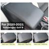 For Volkswagen VW Golf 8 Mk8 Car Armrest Console Cover Cushion Support Box Top Matte Liner Mat Case Car-style