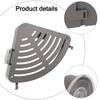 Compact Size Corner Shower Rack Suction Cup Holder
