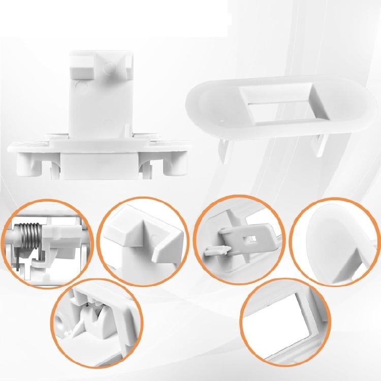 Zestaw blokady pokrywy pralki Zestaw do konserwacji pralki Akcesoria do pralki Tekstura plastiku Komponent pralki Odpowiedni dla GTW335ASN1WW