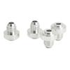 4pcs AN6 Male Billet Aluminum Alloy 9/16‑18in Diameter 6AN Thread Male Billet Replacement Weld In Fitting Bung