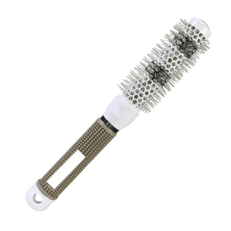 Hair Styling Hair Brush Nylon Comb Thermal Aluminum Tube Round Barrel Hair Comb Professional Salon Hair Brush Hair Rollers Tools