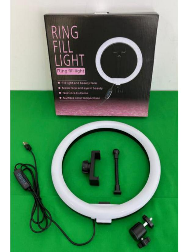 10-inch Mobile Streaming Ring Light - Beauty & Selfie Light for Camera or Phone
